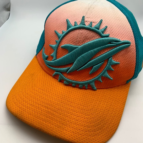 New Era 39Thirty Miami Dolphins Embroidered Logo NFL Hat Size Large-XLarge - Picture 7 of 15